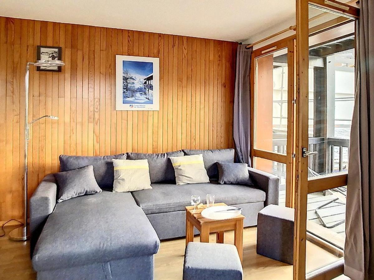 Appartement Cosy Au Pied Des Pistes Avec Parking Et Balcon, 4 Pers, Centre Village - Fr-1-344-1077 サン・マルタン・ド・ベルヴィル エクステリア 写真